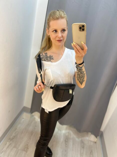 BY O LA LA...!  BLUZKA T-SHIRT LOL GIRL BIEL