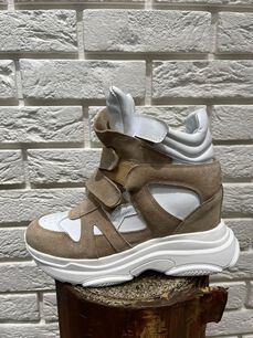 BY O LA LA! BUTY SNEAKERSY BIEL/BEŻ