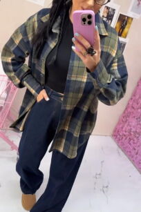 LA MILLA KOSZULA FLANELA W KRATĘ ZIELEŃ/POMARAŃCZ/ŻÓŁTA/NIEBIESKA