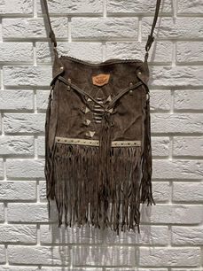 BY O LA LA...!  TOREBKA LISTONOSZKA BOHO BRĄZ