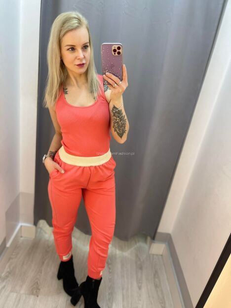 BY O LA LA ! SPODNIE DRESOWE SERDUSZKA KORAL