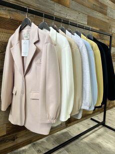 BY O LA LA...! MARYNARKA OVERSIZE A'LA BOMBER GRANAT