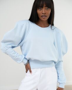 BY O LA LA! DRESOWA BLUZA JACKSON BŁĘKIT