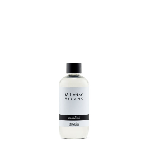 White Mint & Tonka- Millefiori- Uzupełniacz do pałeczek zapachowych 250 ml Natural