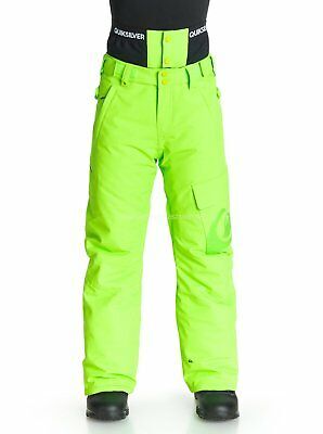 QUIKSILVER SPODNIE SNOWBOARDOWE  MŁODZIEŻOWE ZIELONE