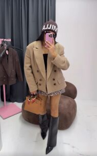 LA MILLA MARYNARKA BARANEK BEŻ