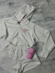 LA MILLA KOMPLET DRESOWY SPODENKI + BLUZA JASNY BEŻ/RÓŻ - 4