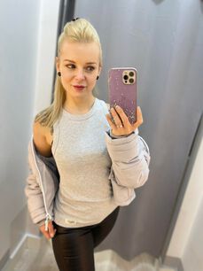 BY O LA LA...! BLUZKA BOKSERKA SERDUSZKO SZARA