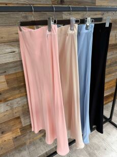 BY O LA LA! LEJĄCA SPÓDNICA MAXI BABY BLUE