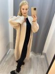 BY O LA LA...! SWETER KARDIGAN Z WARKOCZEM BEŻ - 5