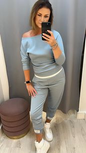 BY O LA LA ! SPODNIE DRESOWE SERDUSZKA WINTER BLUE