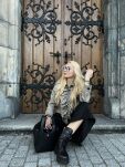 BY O LA LA! KRÓTKA DRELICHOWA KURTKA Z FALBANĄ KWARC - 2