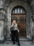 BY O LA LA! KRÓTKA DRELICHOWA KURTKA Z FALBANĄ KWARC - 3