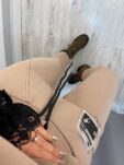 BY O LA LA ! SPODNIE DRESOWE Z ŁAŃCUSZKIEM BEŻ - 6