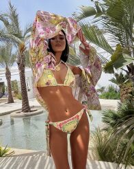 LA MILLA BIKINI KOSTIUM KĄPIELOWY SUMMER PRINT ŻÓŁTY