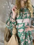 BY O LA LA! MAXI SUKIENKA PRINT BOHO ZIELONA - 3