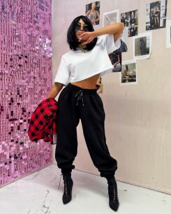 LA MILLA SPODNIE DRESOWE OCIEPLANE CZARNE