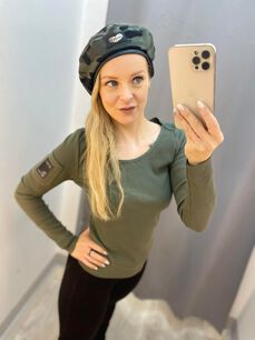 BY O LA LA ! CZAPKA BERET HEART MORO