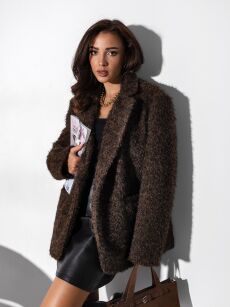 MI...MI MARYNARKA BUKLA OVERSIZE CZEKOLADA