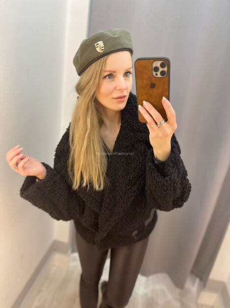 BY O LA LA ! CZAPKA BERET MILITARY KHAKI
