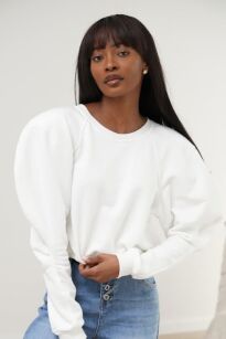 BY O LA LA! DRESOWA BLUZA JACKSON ŚMIETANA