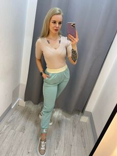 BY O LA LA ! SPODNIE DRESOWE SERDUSZKA MIĘTA