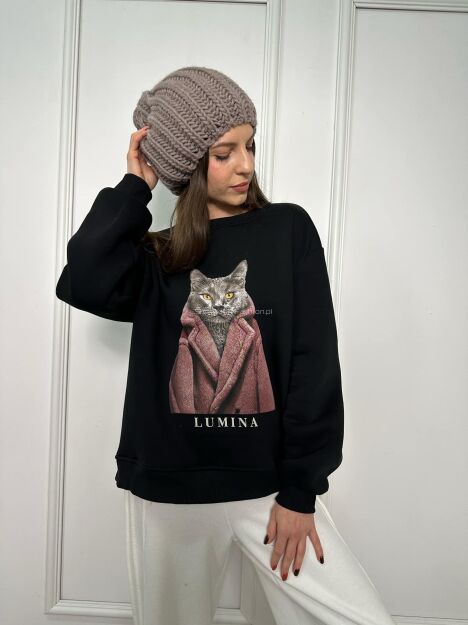LUMINA BLUZA KOT CZARNA