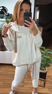 BY O LA LA! DRESOWA BLUZA ROZPINANA KOKOS