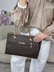 GUESS TOREBKA BROWN CHIC