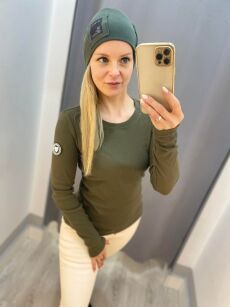 BY O LA LA...! BLUZKA BASIC SERDUSZKO KHAKI