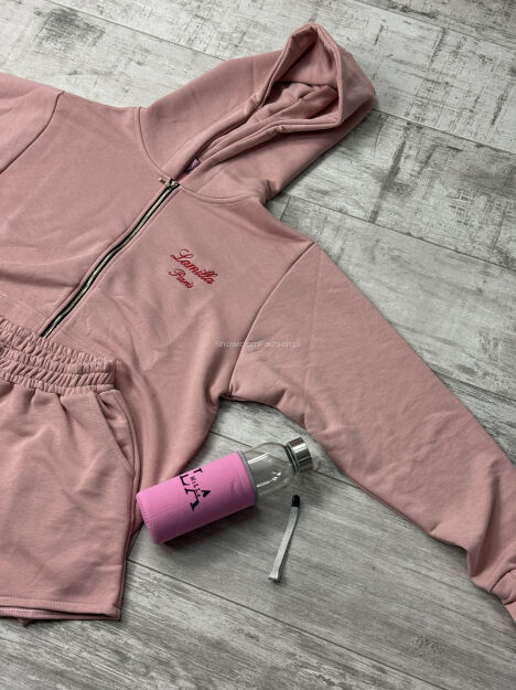 LA MILLA KOMPLET DRESOWY SPODENKI + BLUZA RÓŻOWY