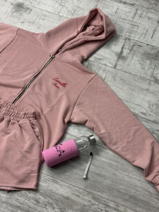 LA MILLA KOMPLET DRESOWY SPODENKI + BLUZA RÓŻOWY