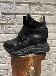 BY O LA LA! BUTY SNEAKERSY CZARNE