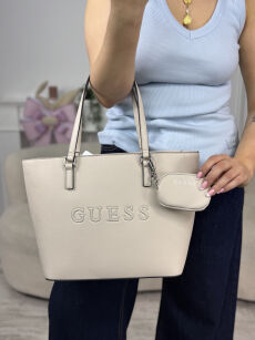 GUESS TOREBKA Z SASZETKĄ JASNY BEŻ