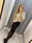 BY O LA LA! SPÓDNICA MIDI Z HALKĄ CZARNA - 3