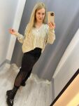 BY O LA LA! SPÓDNICA MIDI Z HALKĄ CZARNA - 4