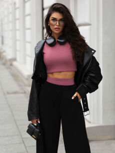 LA MILLA KOMPLET  BIELIZNY TOP + FIGI RÓŻ